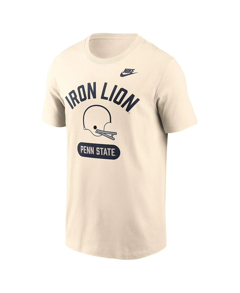 Nike Men's Natural Penn State Nittany Lions Legacy Arch Helmet T-Shirt