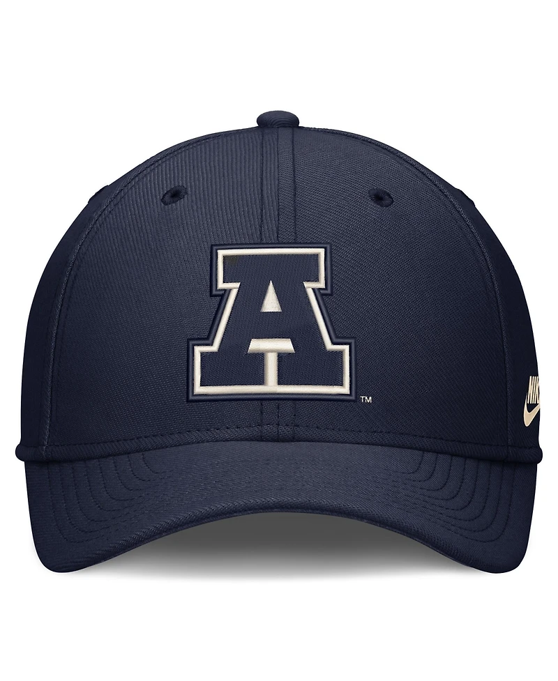 Nike Men's Navy Arizona Wildcats Dri-fit Vintage Rise Swooshflex Flex Hat