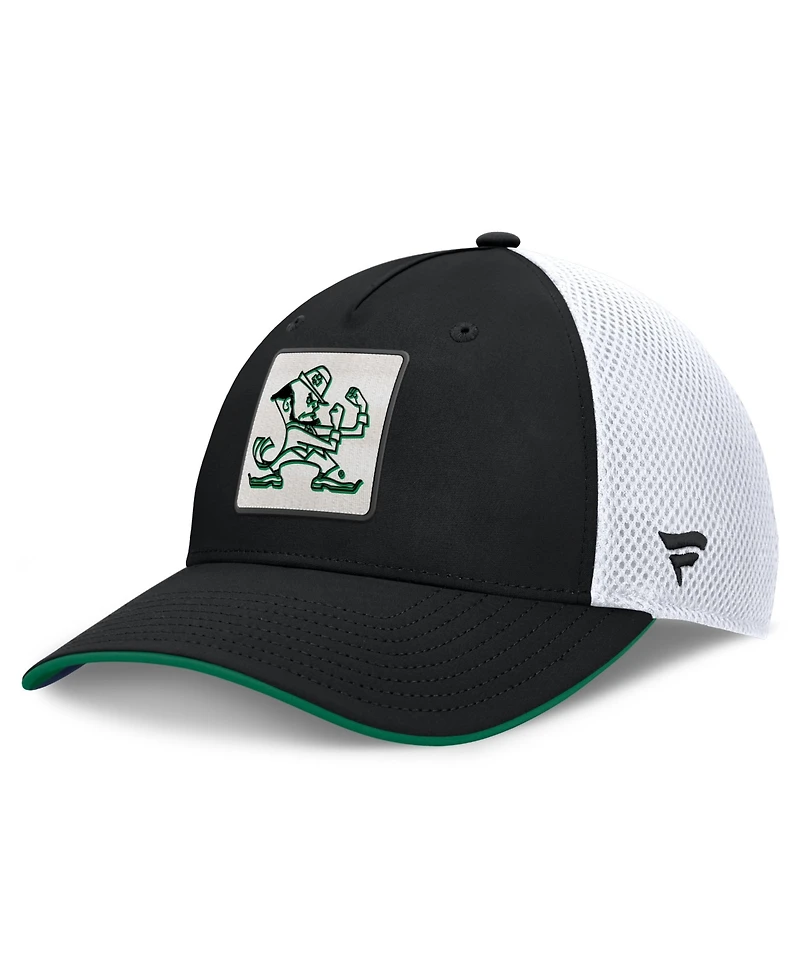 Fanatics Men's Black Notre Dame Fighting Irish 5-Panel Matter Flex Hat