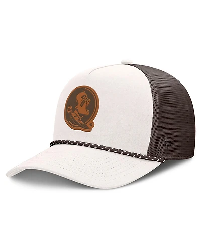 Fanatics Men's Natural Florida State Seminoles Bronco Trucker Adjustable Hat
