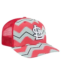 New Era Men's Denim/Red St. Louis Cardinals Aztec Denim 9SEVENTY Adjustable Hat