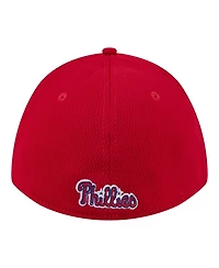 New Era Men's Red Philadelphia Phillies Dash 39THIRTY Flex Hat