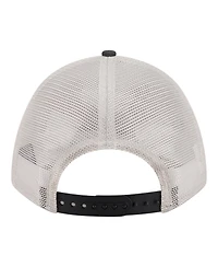 New Era Men's Light Beige/Black Baltimore Orioles Frayed M-Crown A-Frame 9FORTY Trucker Adjustable Hat