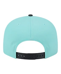 New Era Men's Turquoise/Charcoal New York Mets Two-Tone Color Pack 9FIFTY Snapback Hat