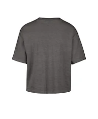 '47 Brand Women's Charcoal Baltimore Ravens Cropped Mindi Slub T-Shirt