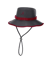 Nike Men's Anthracite Alabama Crimson Tide 2026 Sideline Apex Boonie Bucket Hat