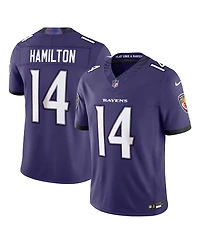 Nike Men's Kyle Hamilton Purple Baltimore Ravens Team Vapor F.u.s.e. Stitched Limited Jersey