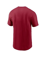 Nike Men's Crimson Alabama Tide Primetime Football Icon T-Shirt