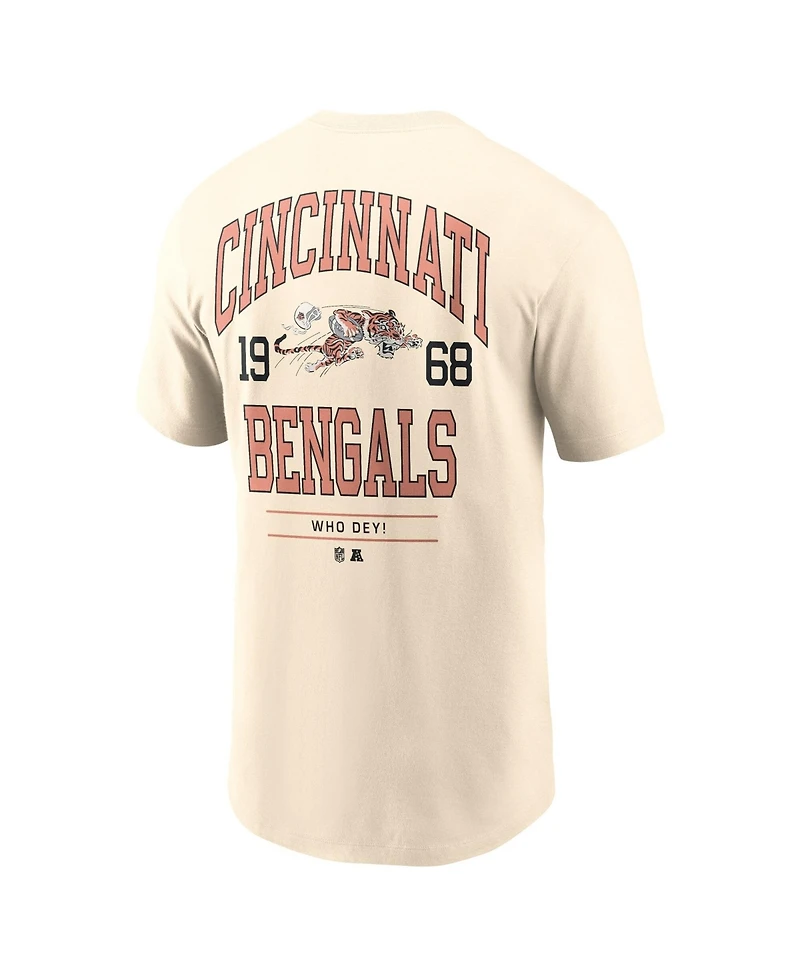 Nike Men's Natural Cincinnati Bengals Freestyle Essential T-Shirt
