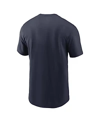 Nike Men's Navy New York Giants Rewind Team Spirit Essential Cotton T-Shirt
