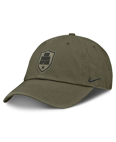 Nike Men's and Women's Olive Ohio State Buckeyes Primetime Club Adjustable Hat