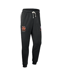 Nike Men's Black Cincinnati Bengals Sideline Standard Issue Touchback Kick Dri-fit Taper Pants