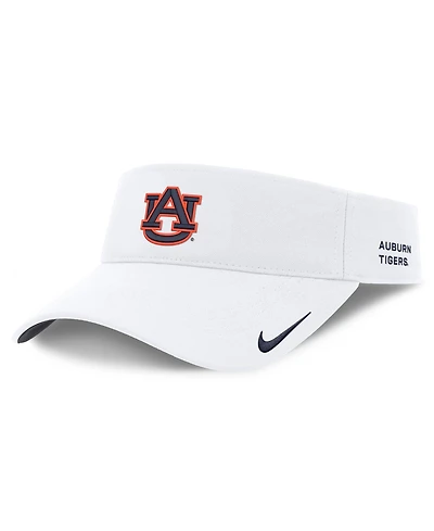 Nike Men's and Women's White Auburn Tigers 2026 On-Field Ace Adjustable Visor