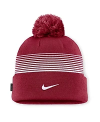 Nike Men's and Women's Crimson Alabama Crimson Tide 2026 On-Field Cuffed Knit Pom Hat