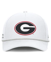 Nike Men's and Women's White Georgia Bulldogs Rope Rise Adjustable Hat