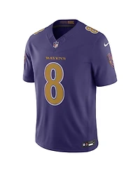 Nike Men's Lamar Jackson Purple Baltimore Ravens Alternate Vapor F.u.s.e. Stitched Limited Jersey