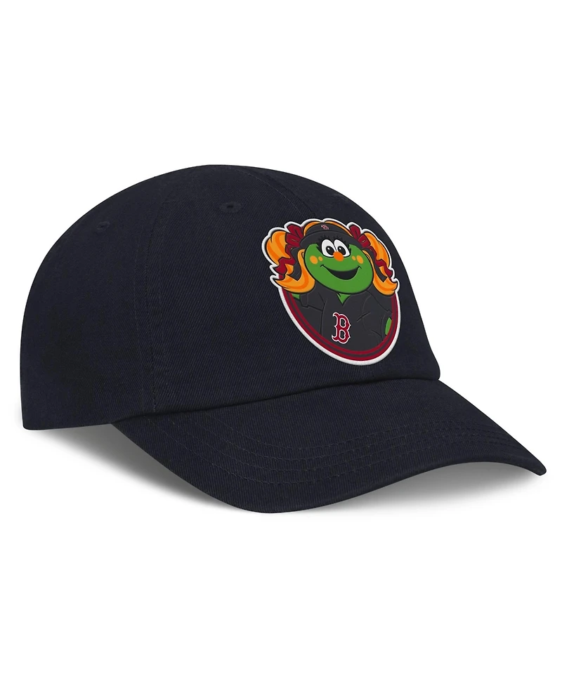 Nike Baby Boys and Girls Black Boston Red Sox Mascot Club Flex Hat
