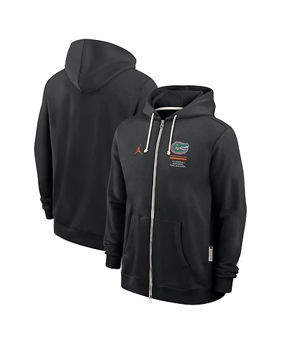 Jordan Men's Black Florida Gators 2026 Sideline Standard Issue Dri-fit Full-Zip Hoodie