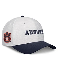 Nike Men's and Women's White/Navy Auburn Tigers Primetime Rise Adjustable Hat