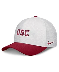 Nike Men's and Women's White/Cardinal Usc Trojans Primetime Rise Adjustable Hat