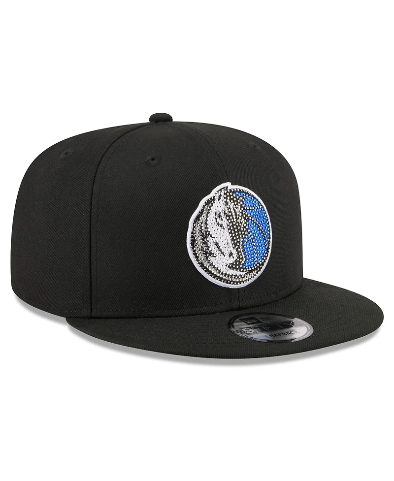 New Era Men's Black Dallas Mavericks 2026 Nba Draft Crystal 9FIFTY Snapback Hat