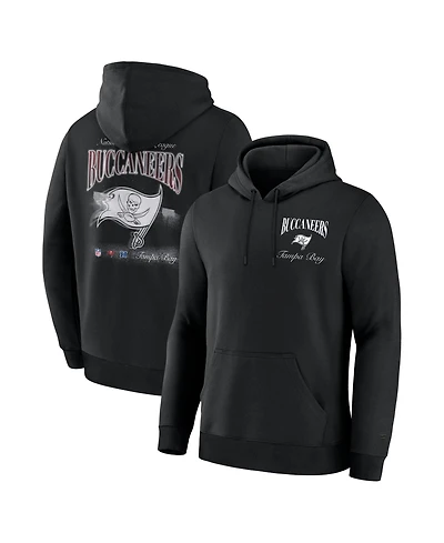 Fanatics Men's Black Tampa Bay Buccaneers Nightfall Long Sleeve Fleece Hoodie
