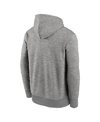 Nike Men's Heather Gray Philadelphia Phillies Primary Logo Therma Hoodie