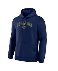 Fanatics Men's Navy Milwaukee Brewers Lock-Up Legacy Hoodie