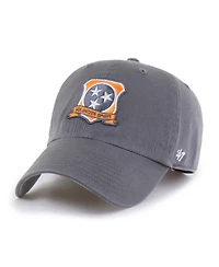 '47 Brand Men's Anthracite Tennessee Volunteers Smokey Grey Ballpark Clean Up Adjustable Hat