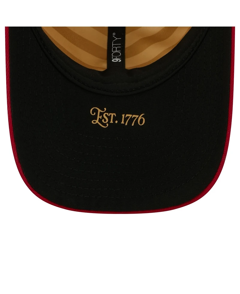 New Era Big Boys and Girls Cream/Red Minnesota Twins Usa 250 9FORTY M-Crown Adjustable Hat