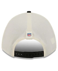 New Era Men's Cream/Black Las Vegas Raiders 2026 Nfl Training Camp 9FORTY Adjustable Hat