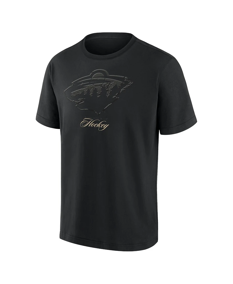 Fanatics Men's Minnesota Wild Blackout Heavyweight T-Shirt