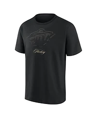 Fanatics Men's Minnesota Wild Blackout Heavyweight T-Shirt