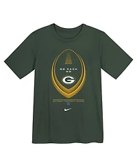 Nike Big Boys and Girls Green Bay Packers Icon Legend Dri-fit T-Shirt