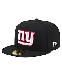 New Era Men's Black York Giants 59FIFTY Fitted Hat