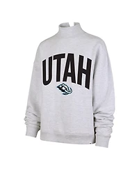 '47 Brand Women's Heather Gray Utah Mammoth Subtle Muse Sweatshirt