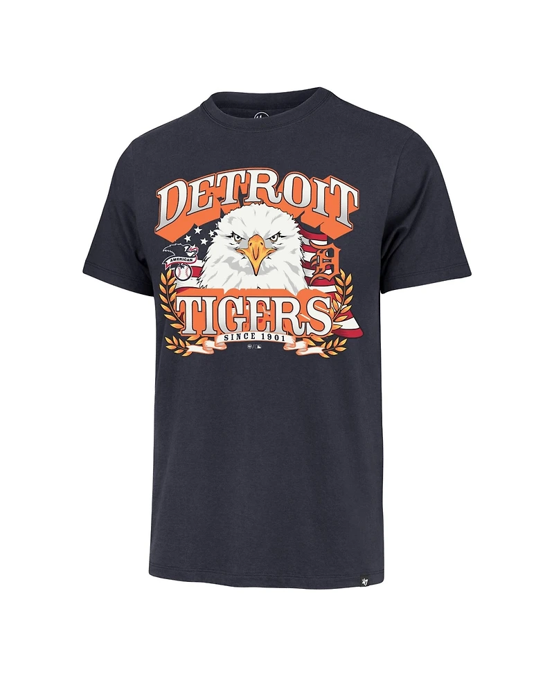 '47 Brand Men's Navy Detroit Tigers Americana Eagle T-Shirt
