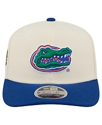 New Era Men's White/Royal Florida Gators America's 250th 9SEVENTY Adjustable Hat