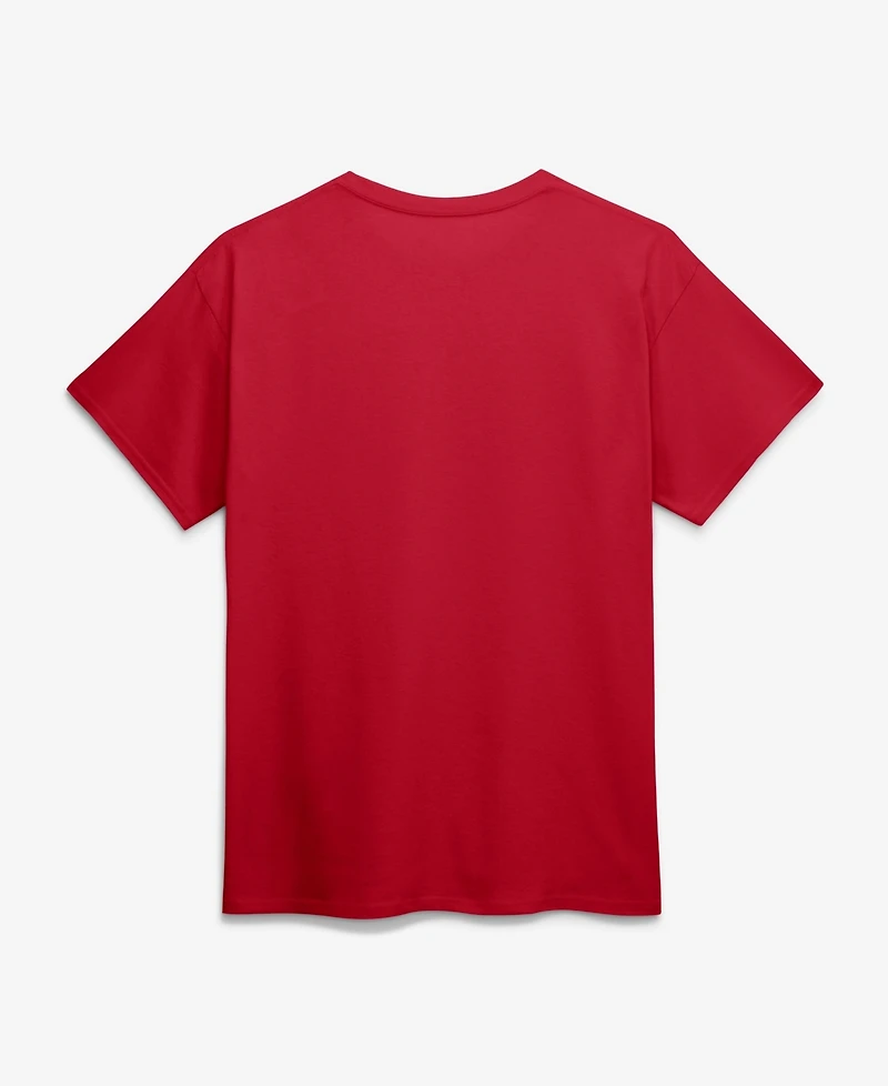 Logo Athletic Men's Red Tampa Bay Buccaneers Primary T-Shirt