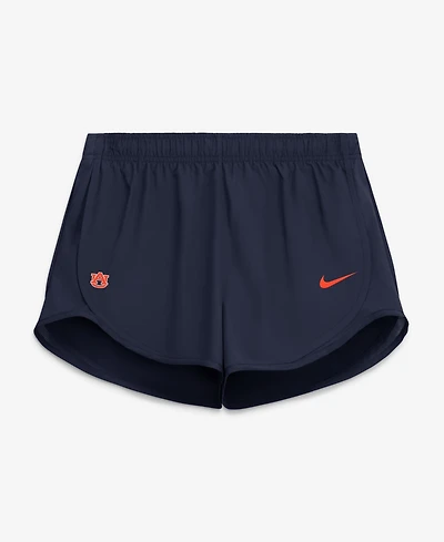 Nike Women's Navy Auburn Tigers Tempo Mid-Rise Dri-fit Shorts