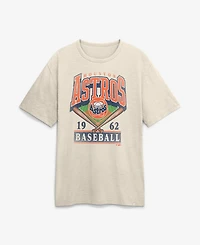Fanatics Men's Tan Houston Astros Stadium Slub T-Shirt
