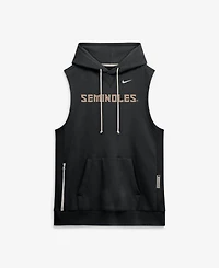 Nike Men's Black Florida State Seminoles 2026 Sideline Sleeveless Dri-fit Hoodie