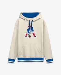 Fanatics Men's Cream New England Patriots Chenille Heavyweight Fleece Hoodie