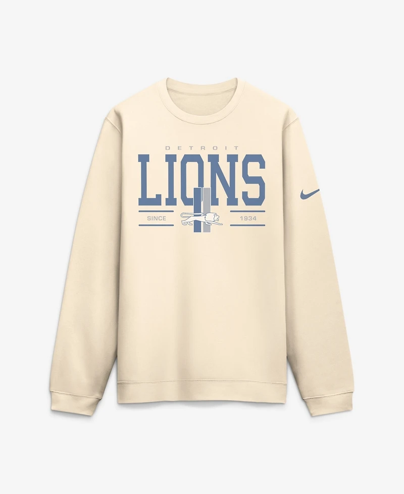 Nike Men's Natural Detroit Lions Always Reppin' Club Sweatshirt