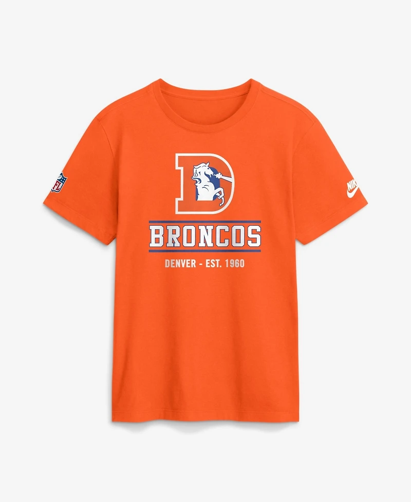 Nike Men's Orange Denver Broncos Sideline Alternate Final Sprint Dri-fit T-Shirt