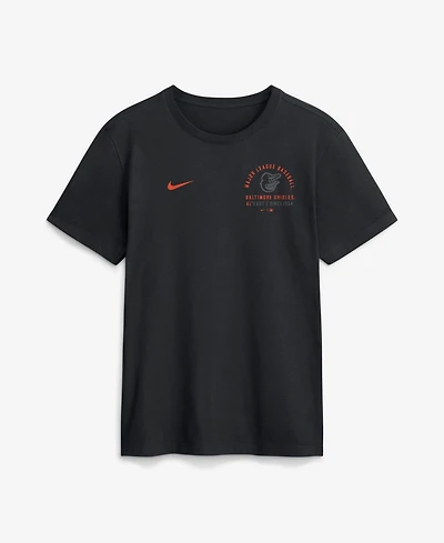 Nike Men's Black Baltimore Orioles Split Logo T-Shirt