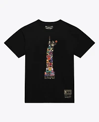 Mitchell & Ness Men's Black New York Knicks King K T-Shirt