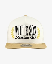 New Era Men's Cream Chicago White Sox Club 9FIFTY A-Frame Snapback Hat