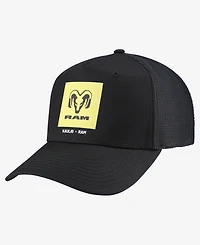 Kaulig Racing Men's and Women's x Ram Black Square Trucker Adjustable Hat