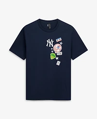 New Era Men's Navy York Yankees City Patch T-Shirt